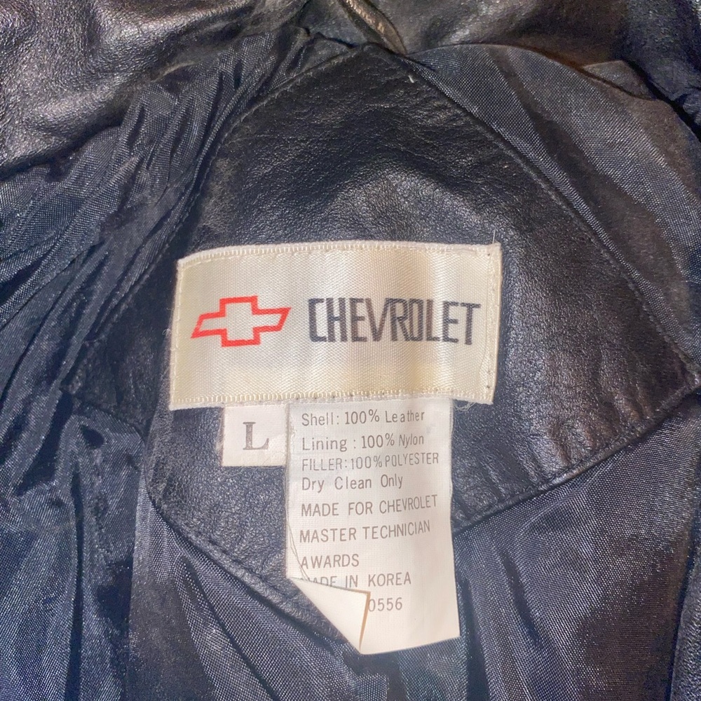 Chevrolet Master Technician 1991 Leather Jacket